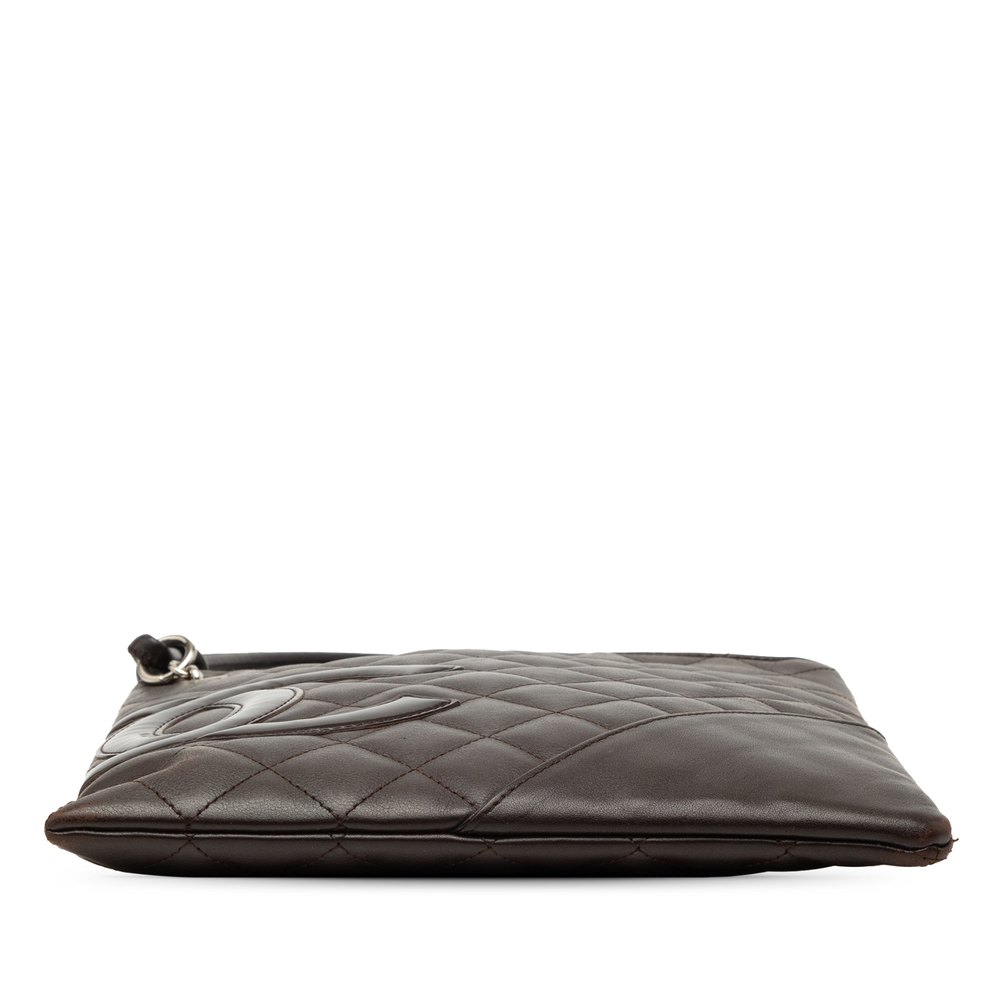 Pre-Loved Chanel Quilted Lambskin Cambon Ligne Flat Crossbody - Picture 3 of 8